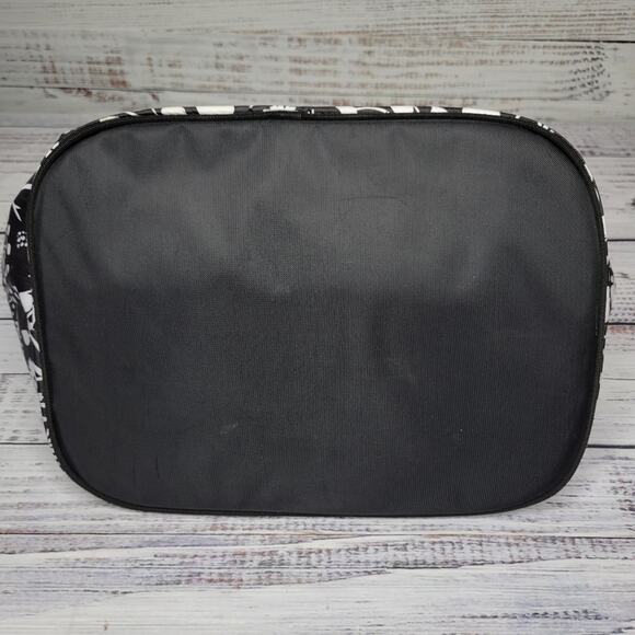 Thirty-One Party Floral Large Insulated Cooler Tote Black and White EUC - Picture 9 of 9